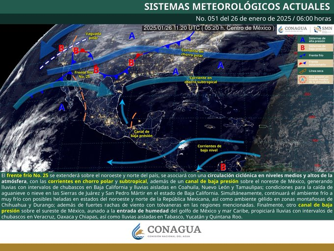 image-7 ¿Qué días lloverá en Monterrey? Pronóstico para la semana del 27 al 31 de enero